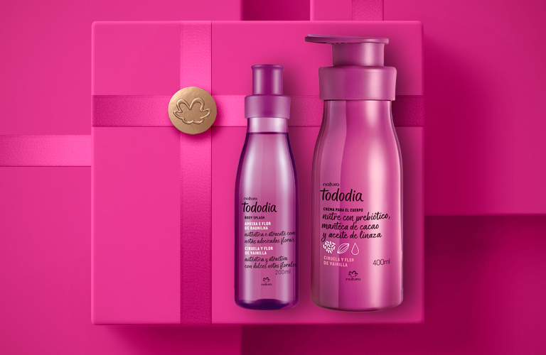 Línea completa de body splash Frescor Natura.